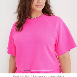 NWT Aeri ribbed lightweight shirt - sold out on website